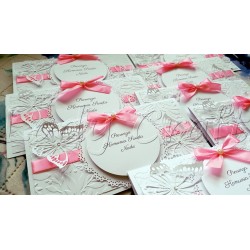 Zaproszenie komunijne dla dziewczynki